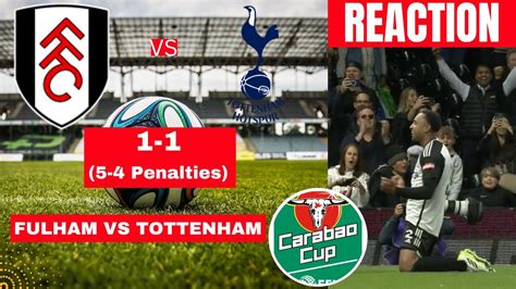 fulham vs tottenham carabao cup